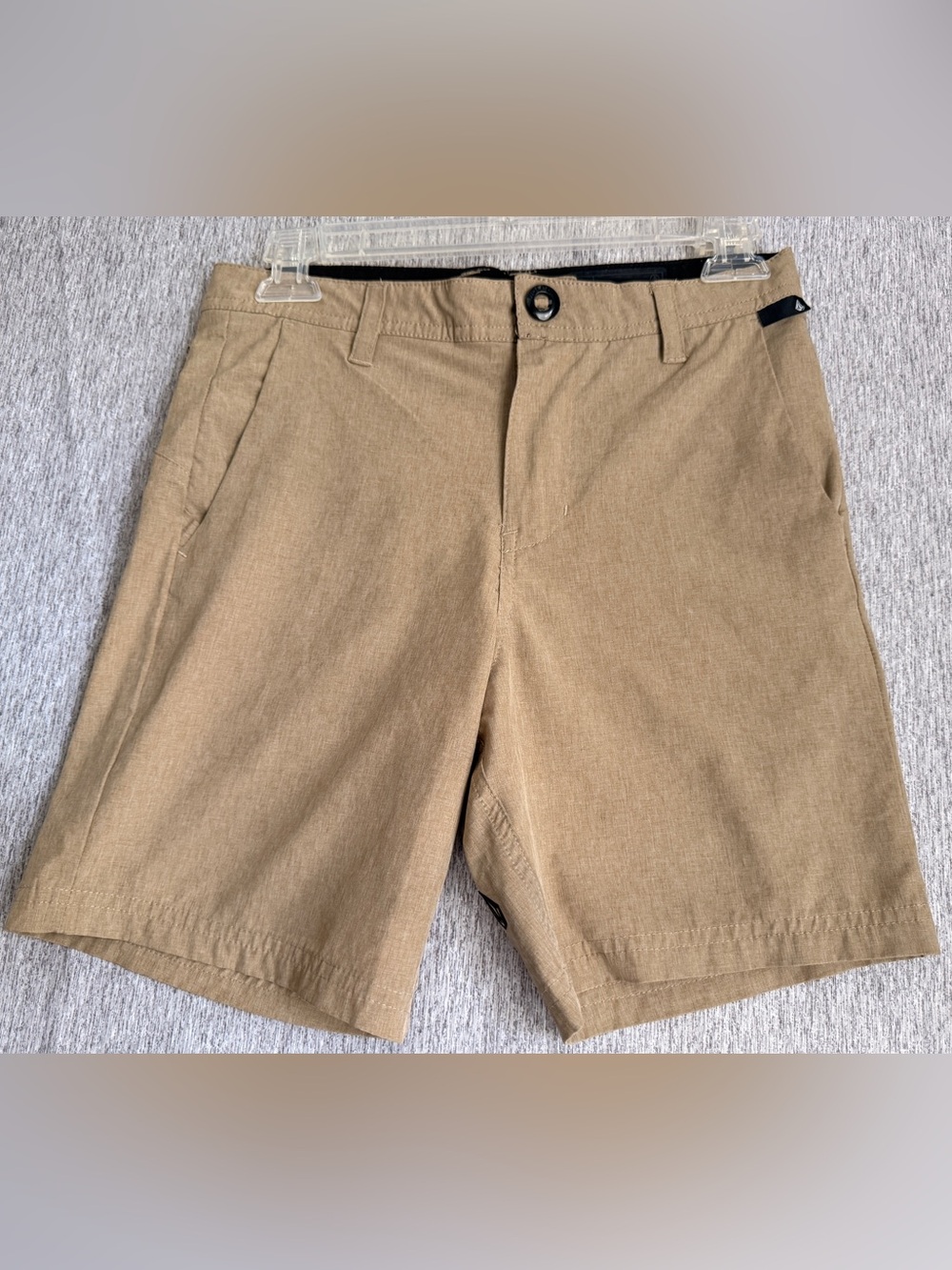 Volcom Shorts Tan Kahki Waist Size 27 Boys